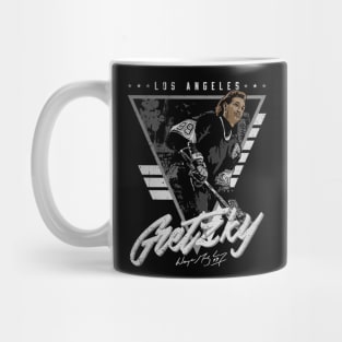 Wayne Gretzky Los Angeles Triangle Retro Mug